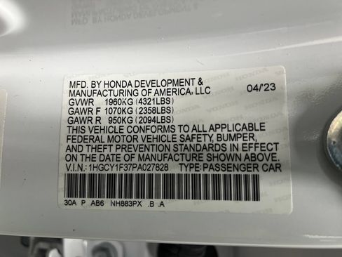 Used 2023 Honda Accord EX image 34