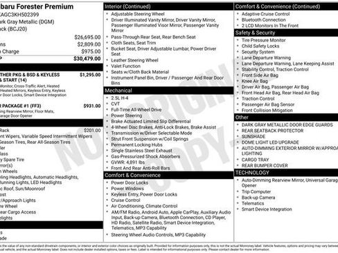 Used 2019 Subaru Forester Premium image 14