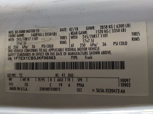 Used 2018 Ford F150 XL w/ Equipment Group 101A Mid RWD image 33
