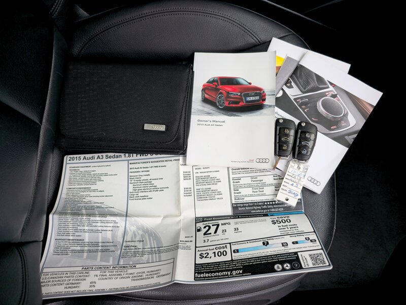 Used 2015 Audi A3 1.8T Premium w/ Aluminum Style Package FWD image 33