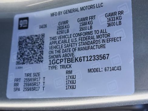 New 2026 Chevrolet Colorado W/T AWD/4WD image 37