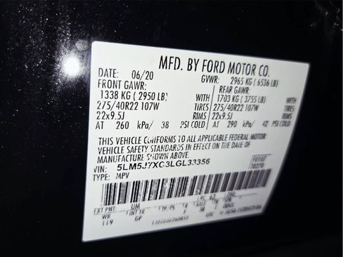 Used 2020 Lincoln Aviator Reserve w/ Equipment Group 201A AWD/4WD image 36