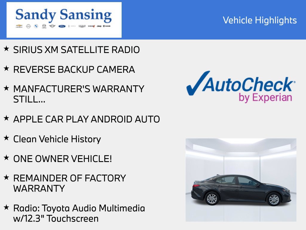 Used 2025 Toyota Camry SE FWD image 7
