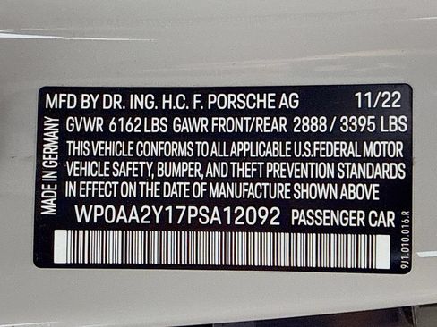 Certified 2023 Porsche Taycan RWD image 12