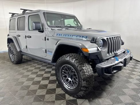 Used 2021 Jeep Wrangler Unlimited Rubicon 4xe w/ Steel Bumper Group AWD/4WD image 1