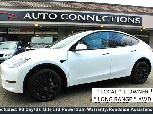 Used 2021 Tesla Model Y Long Range AWD/4WD image 1