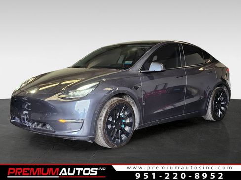 Used 2020 Tesla Model Y Long Range AWD/4WD image 1