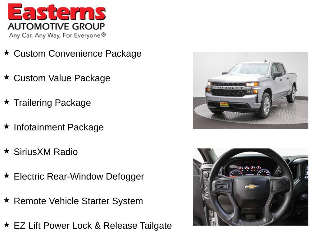 Used 2019 Chevrolet Silverado 1500 Custom w/ Custom Value Package AWD/4WD image 12
