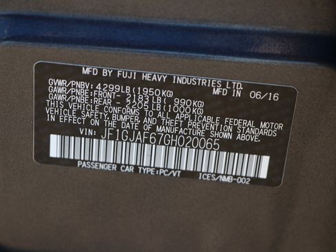 Used 2016 Subaru Impreza 2.0i Premium image 35