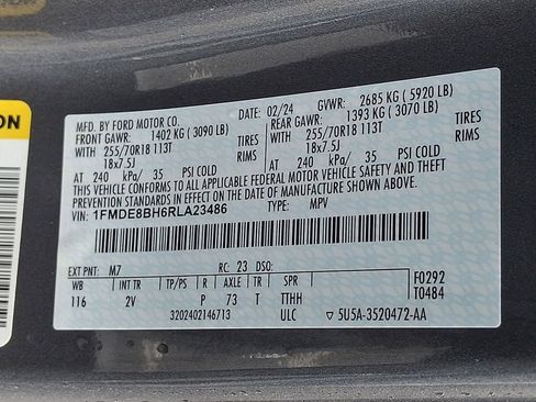 Certified 2024 Ford Bronco Outer Banks AWD/4WD image 28