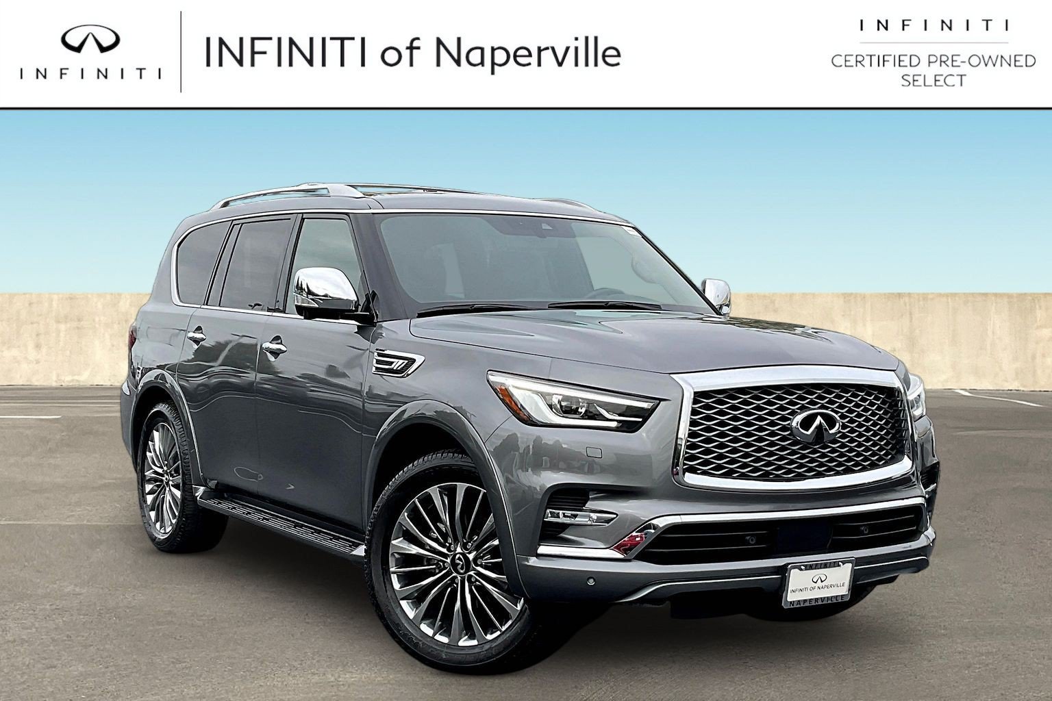 Certified 2021 INFINITI QX80 Sensory w/ Cargo Package AWD/4WD image 1