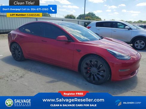 Used 2022 Tesla Model 3 Performance AWD/4WD image 5