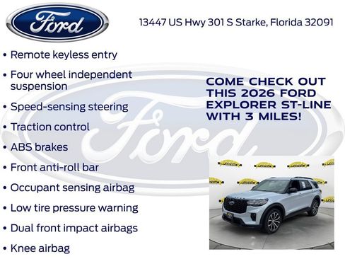New 2026 Ford Explorer ST-Line AWD/4WD image 25