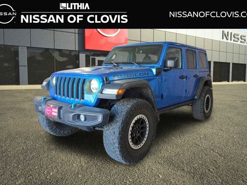 Used 2022 Jeep Wrangler Unlimited Rubicon 4xe w/ Cold Weather Group image 1