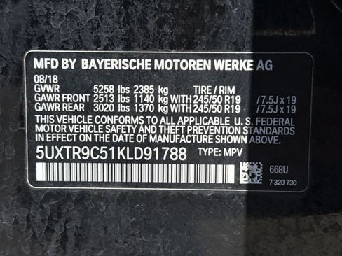 Used 2019 BMW X3 xDrive30i w/ Executive Package AWD/4WD image 25