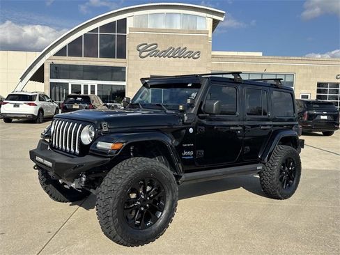 Used 2021 Jeep Wrangler Unlimited Sahara w/ Cold Weather Group image 1
