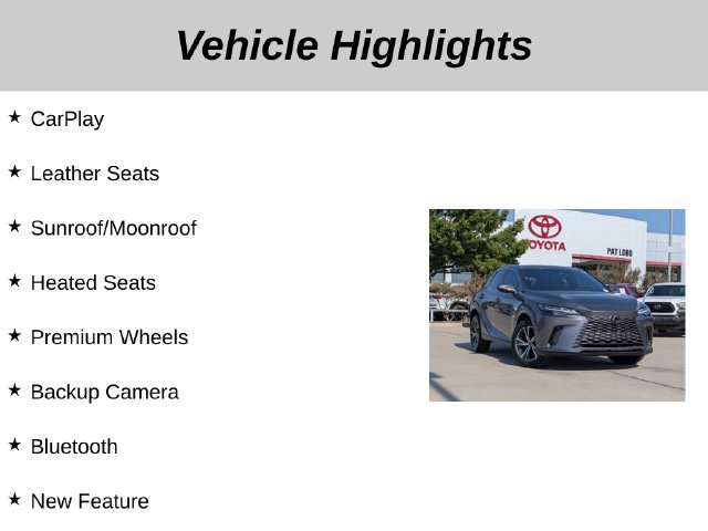 Used 2023 Lexus RX 350 Premium w/ Accessory Package (K3) FWD image 5