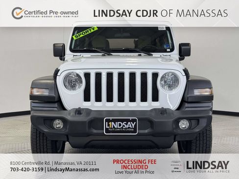 Certified 2022 Jeep Wrangler Unlimited Sport AWD/4WD image 3