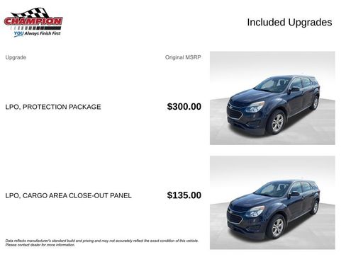 Used 2017 Chevrolet Equinox LS w/ LPO, Protection Package FWD image 4