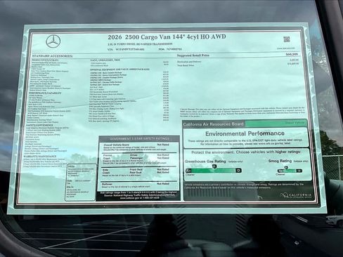 New 2026 Mercedes-Benz Sprinter 2500 image 18