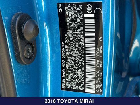 Used 2018 Toyota Mirai FWD image 29
