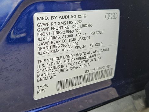 Used 2023 Audi Q4 e-tron Prestige w/ Black Optic Package AWD/4WD image 32