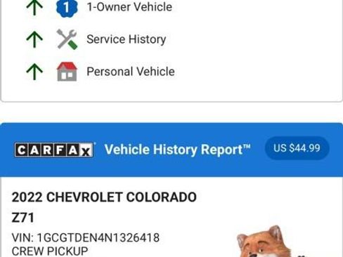 Used 2022 Chevrolet Colorado Z71 image 4