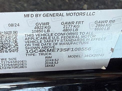 Certified 2025 Chevrolet Silverado 2500 Custom w/ Custom Value Package AWD/4WD image 12