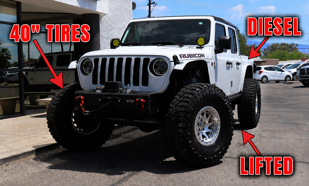 Used 2021 Jeep Gladiator Rubicon AWD/4WD image 2