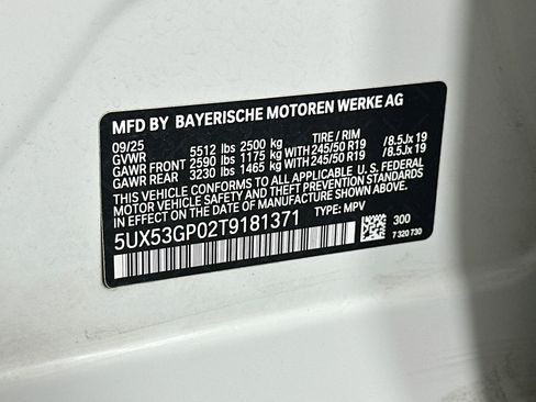 Used 2026 BMW X3 xDrive30i AWD/4WD image 12