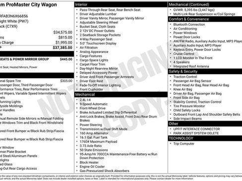 Used 2022 RAM ProMaster City Wagon FWD image 17