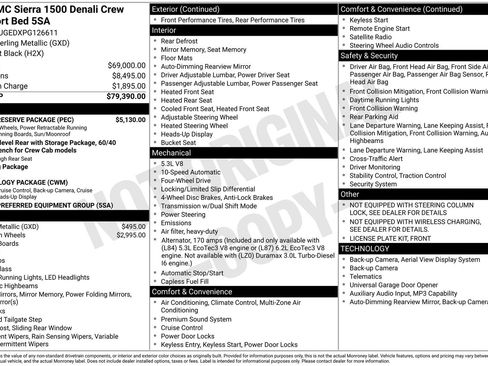 Used 2023 GMC Sierra 1500 Denali w/ Denali Reserve Package AWD/4WD image 26