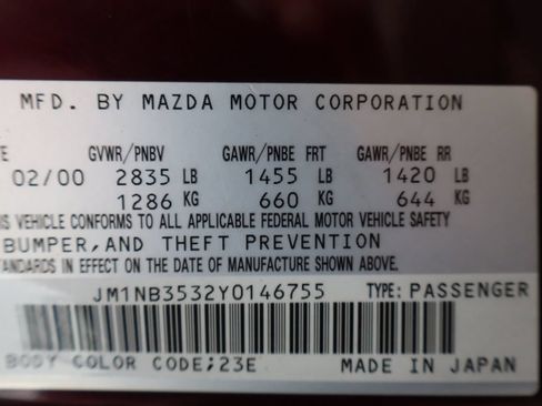 Used 2000 MAZDA MX-5 Miata RWD image 49