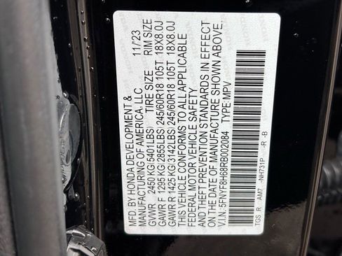 Certified 2024 Honda Passport TrailSport image 33