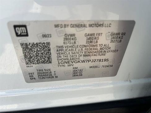 Certified 2023 Chevrolet Traverse LT AWD/4WD image 15