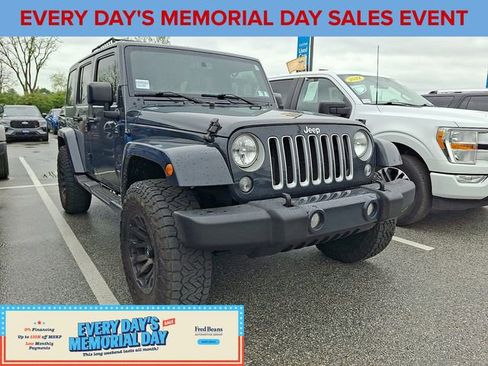 Used 2016 Jeep Wrangler Unlimited Sahara w/ Connectivity Group AWD/4WD image 1