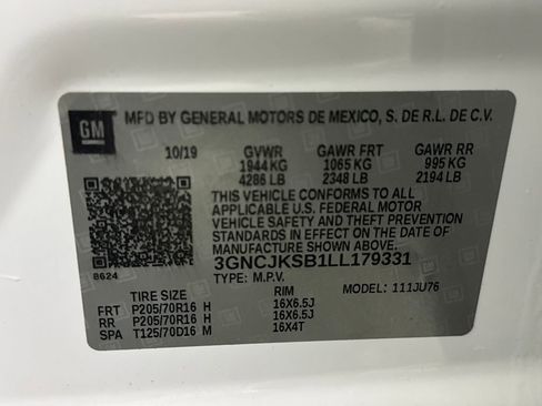 Used 2020 Chevrolet Trax LS w/ Fleet Convenience Package FWD image 30