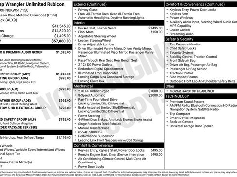 Used 2019 Jeep Wrangler Unlimited Rubicon image 35