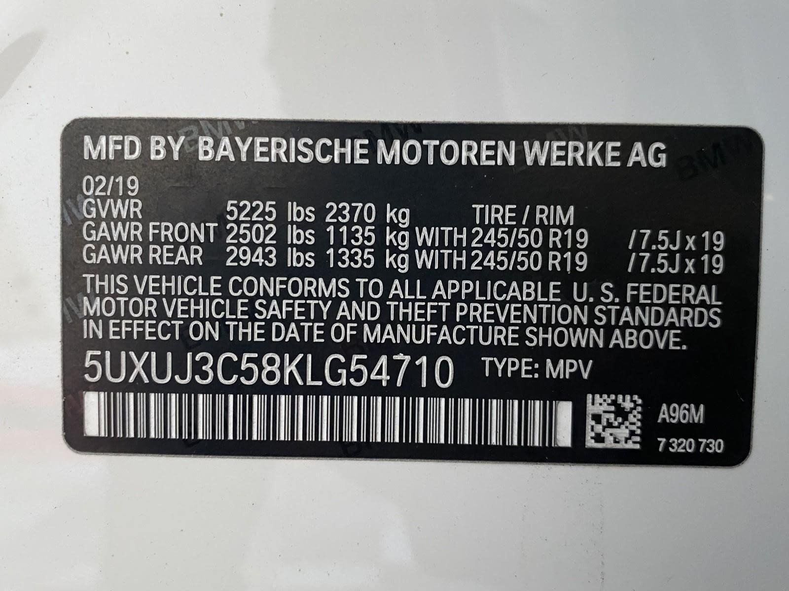 Used 2019 BMW X4 xDrive30i w/ Premium Package AWD/4WD image 32