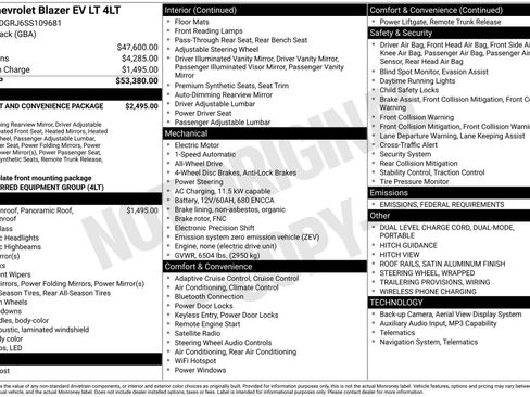 New 2025 Chevrolet Blazer EV LT image 3