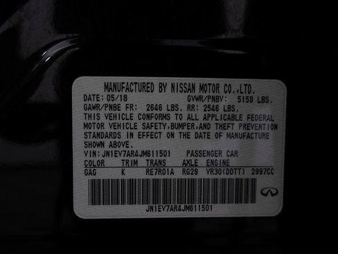 Used 2018 INFINITI Q50 Sport AWD/4WD image 50