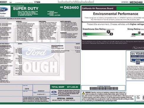 Certified 2021 Ford F350 Lariat w/ Lariat Ultimate Package AWD/4WD image 38