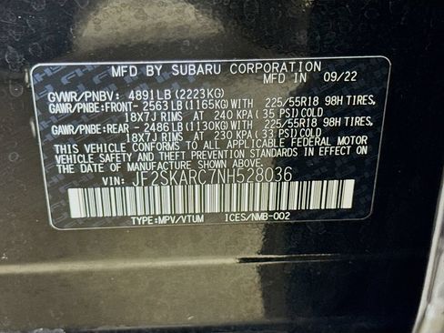 Certified 2022 Subaru Forester Touring AWD/4WD image 30