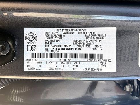 Used 2022 Ford F150 XLT w/ Equipment Group 302A High AWD/4WD image 20
