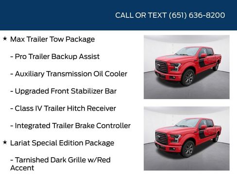 Used 2016 Ford F150 Lariat w/ Equipment Group 502A Luxury AWD/4WD image 5