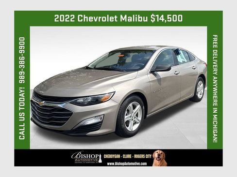 Used 2022 Chevrolet Malibu LS FWD image 1
