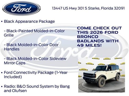 New 2026 Ford Bronco Badlands AWD/4WD image 30
