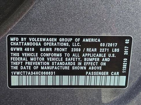 Used 2017 Volkswagen Passat 1.8T SEL Premium FWD image 24