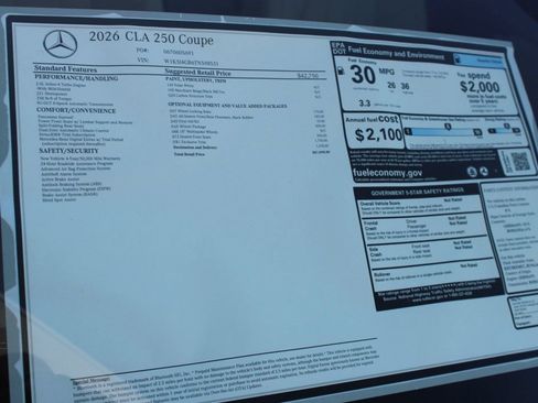 Certified 2026 Mercedes-Benz CLA 250 image 34