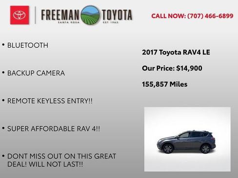 Used 2017 Toyota RAV4 LE FWD image 4